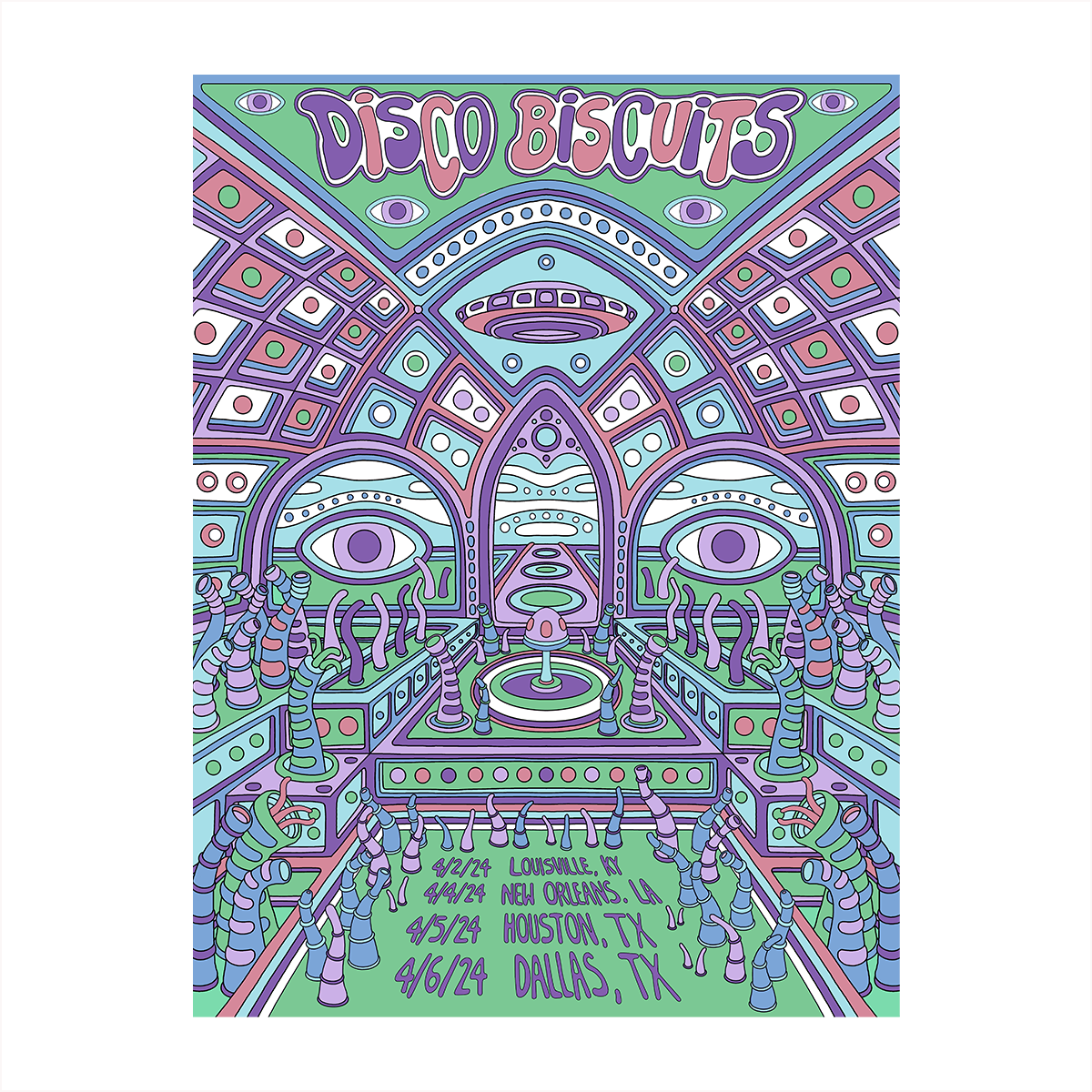 4/2-4/6 Show Poster by Harry Pack