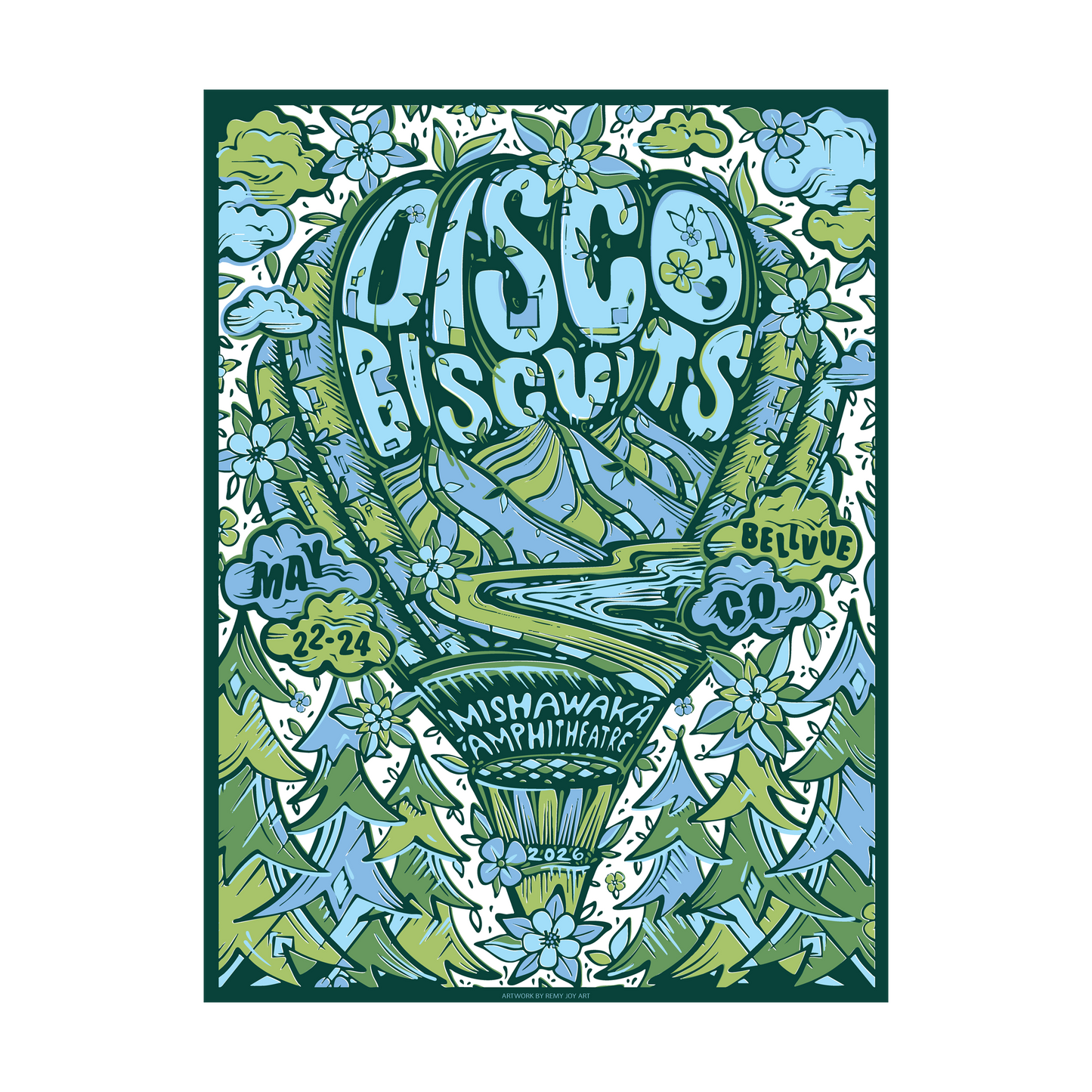 05/22/26 - 05/24/26 Mishawaka Poster by Remy Zimmerman