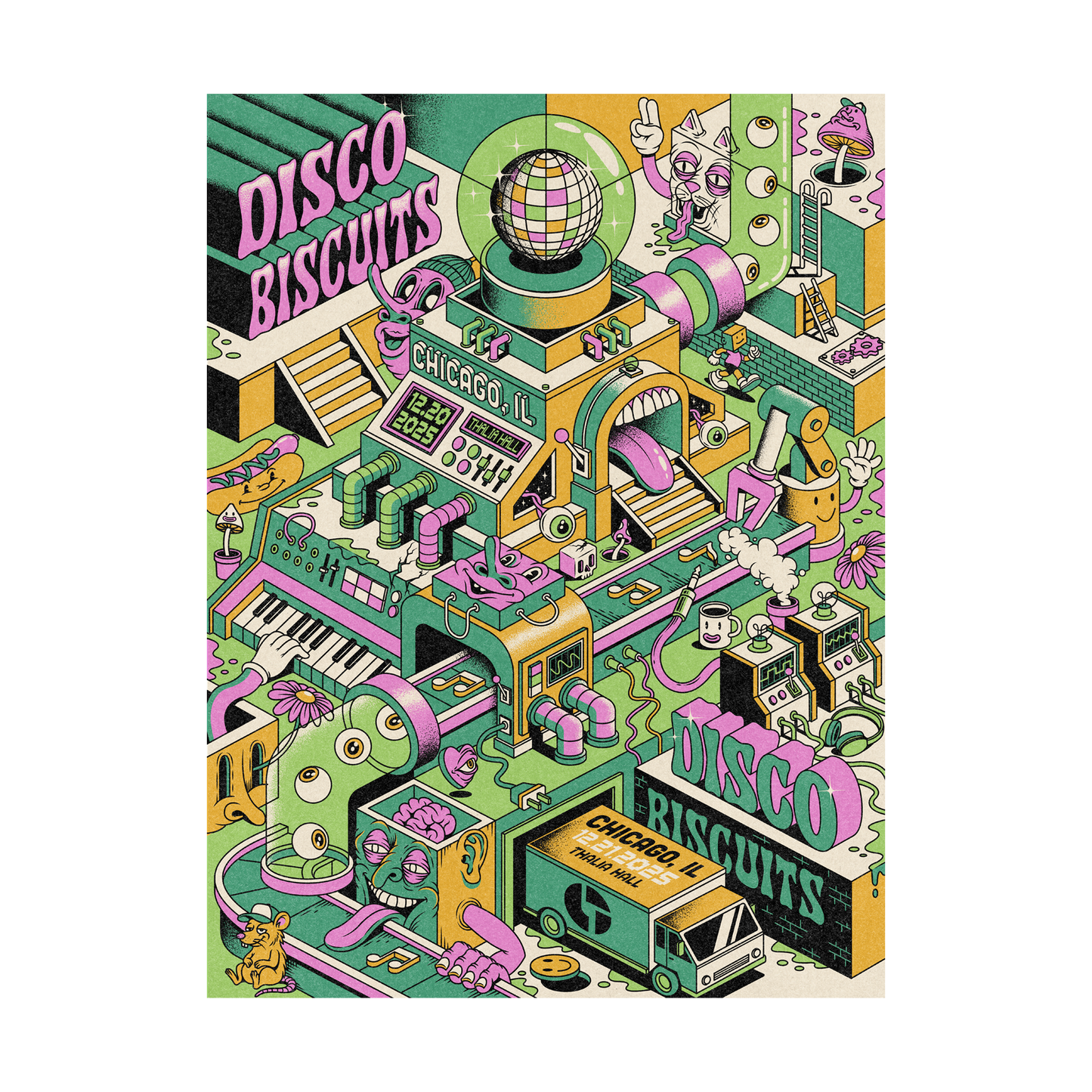 12/20-12/21/25 Chicago IL Show Poster UNCUT