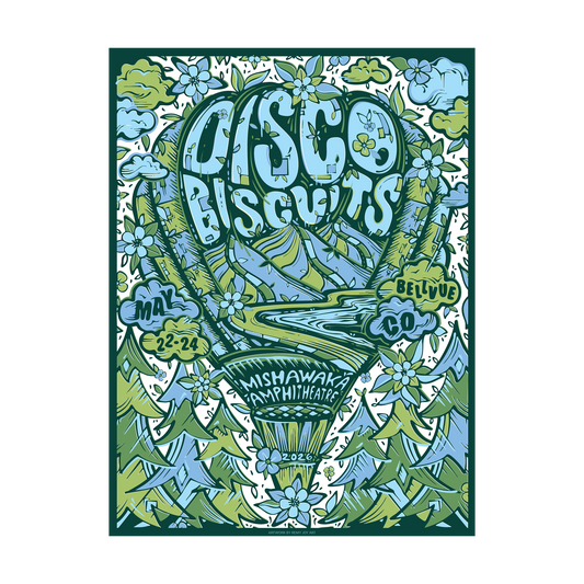 05/22/26 - 05/24/26 Mishawaka Poster by Remy Zimmerman
