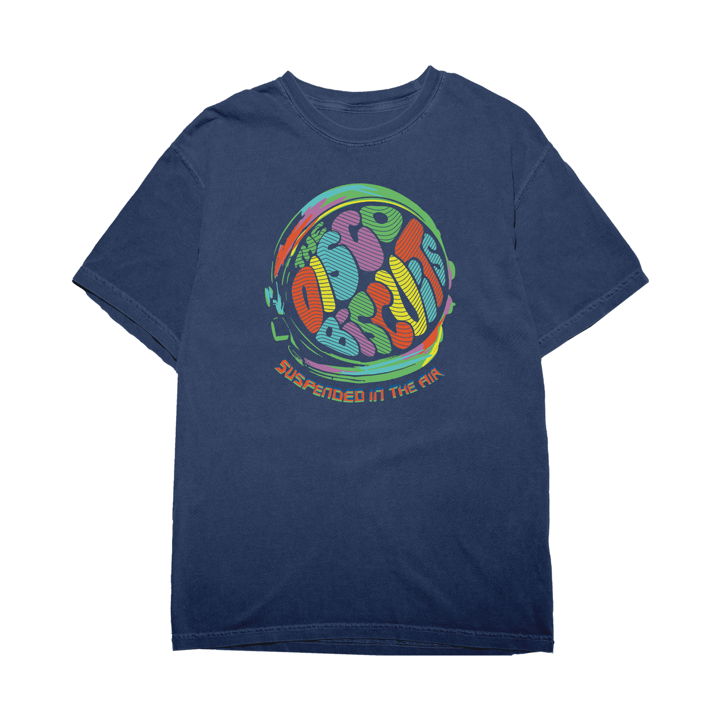 Suspended In Space Tee - True Navy