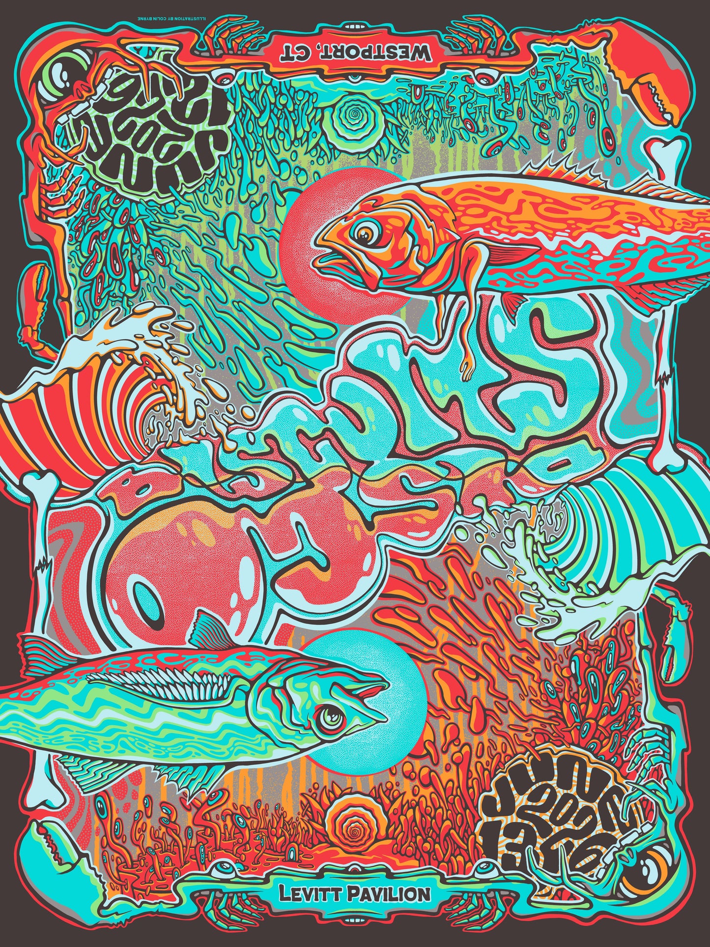 6/12-6/13/26 Westport CT Poster by Colin Byrne