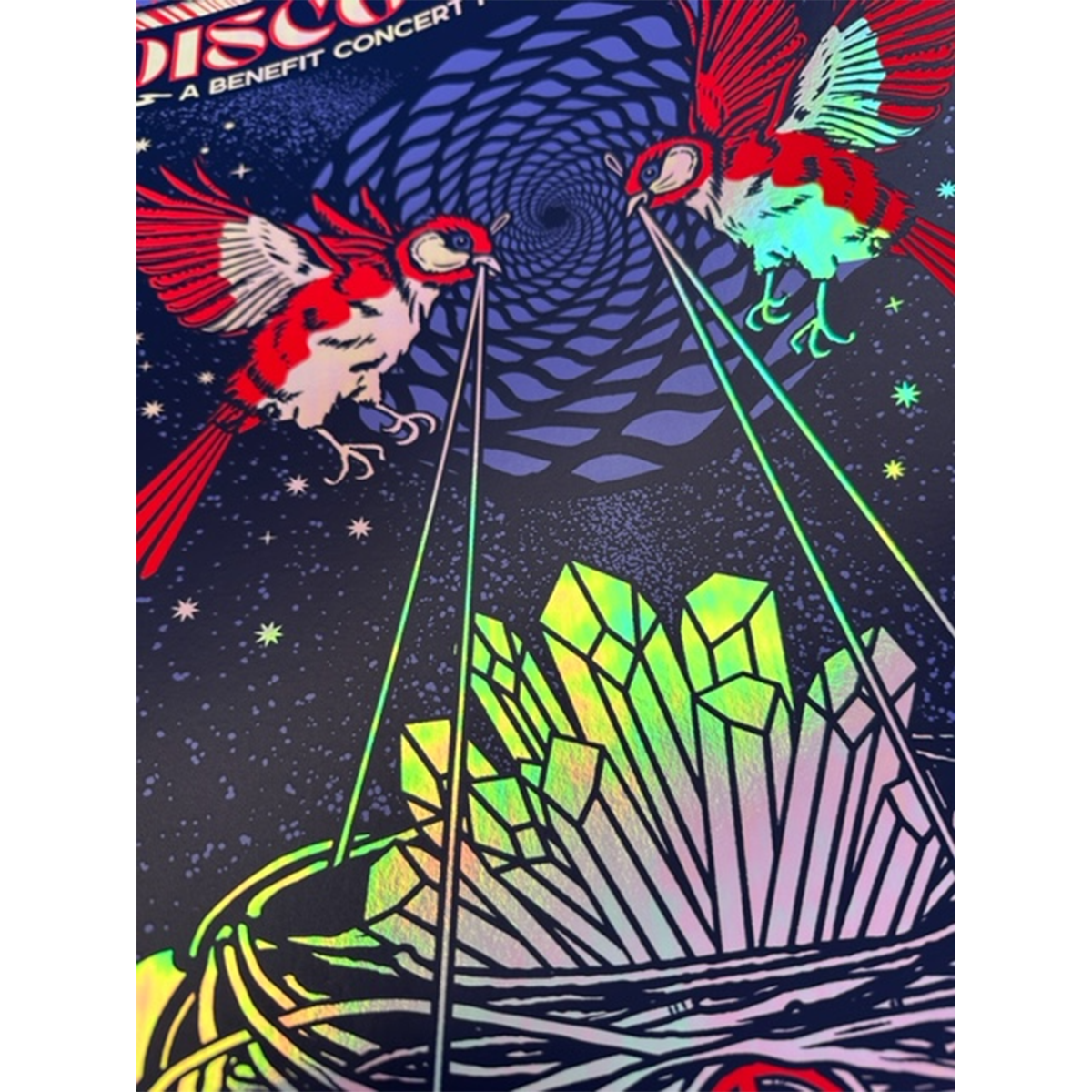 Hurricane Benefit Poster by Justin Helton